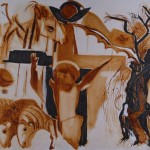 Szántó Piroska: Szigligeti Krisztus, 1983, (Szombathelyi Képtár)