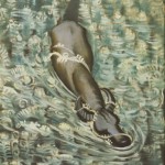 Idősebb Fáy Aladár: Hínáros (Úszó bivaly), 1932