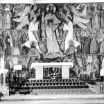 Hajnal János: Freskó, Szent Benedek Lányi Zárdatemplom, Tiszaalpár, 1942