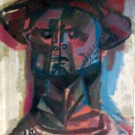 Hajnal János: Önarckép, 1963 Hajnal János: Önarckép, 1963