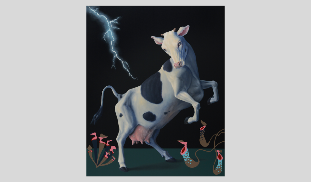 Villámlástól megriadt tehén