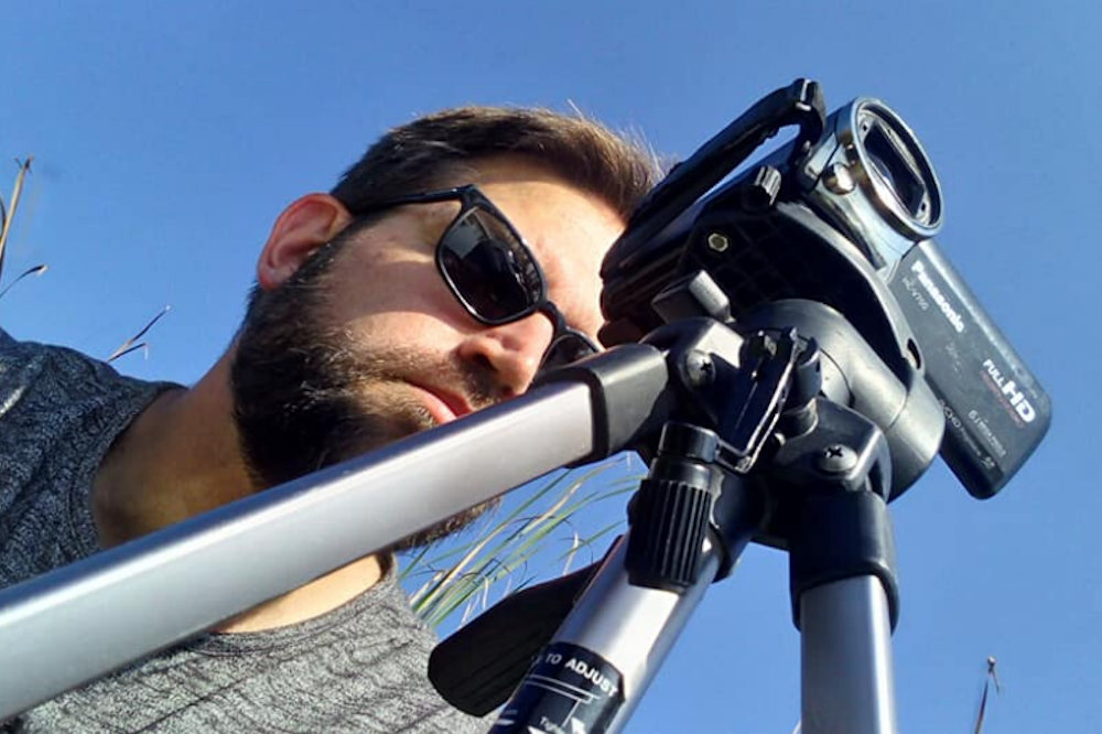 Szendőfi Balázs forgat  Fotó: Kováts Jázon