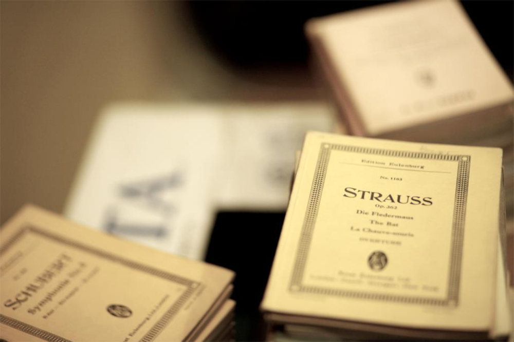 Egy részlet Bősze Ádám antikváriumának tartalmából