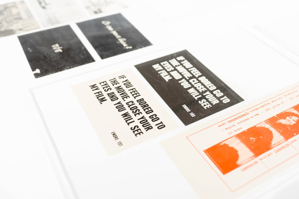 Tót Endre: Printed Matter 1971–1981  Fotó: Simon Zsuzsanna