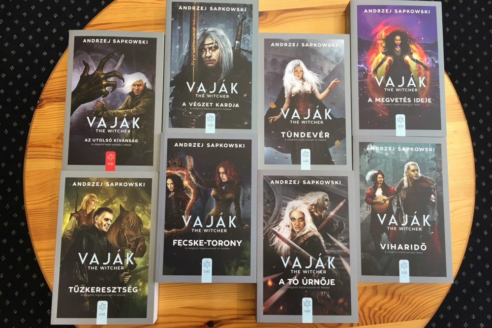 A GABO-nál megjelenő Vaják-sorozat  Kép forrása: GABO kiadó