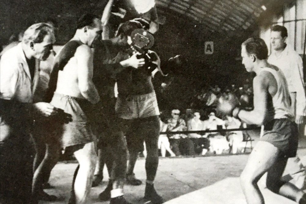 Gerelyes Endre a „Kilenc perc” című novella adaptációjának forgatásán  Kép forrása: Lancelot nélkül – Emlékkönyv Gerelyes Endréről (Palóc Könyvek, Salgótarján, 1986)