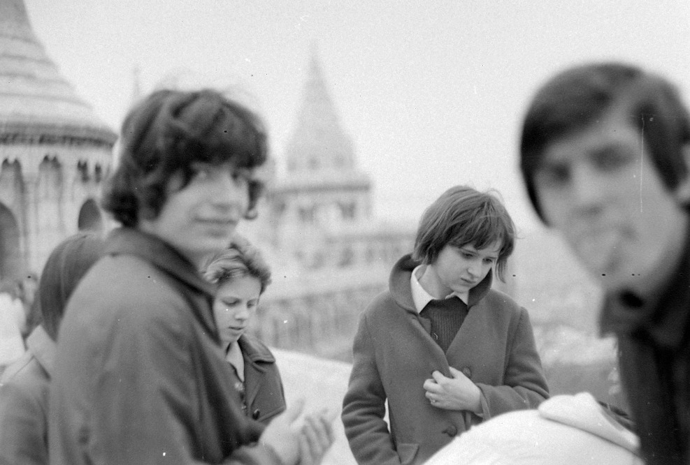 Fiatalok Budapesten, a Halászbástyán