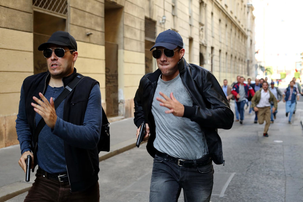 Jelenet „A Viszkis” című filmből. Ez a legutóbbi magyar film, amelyen Adrienn standfotósként dolgozott  Fotó: Szabó Adrienn