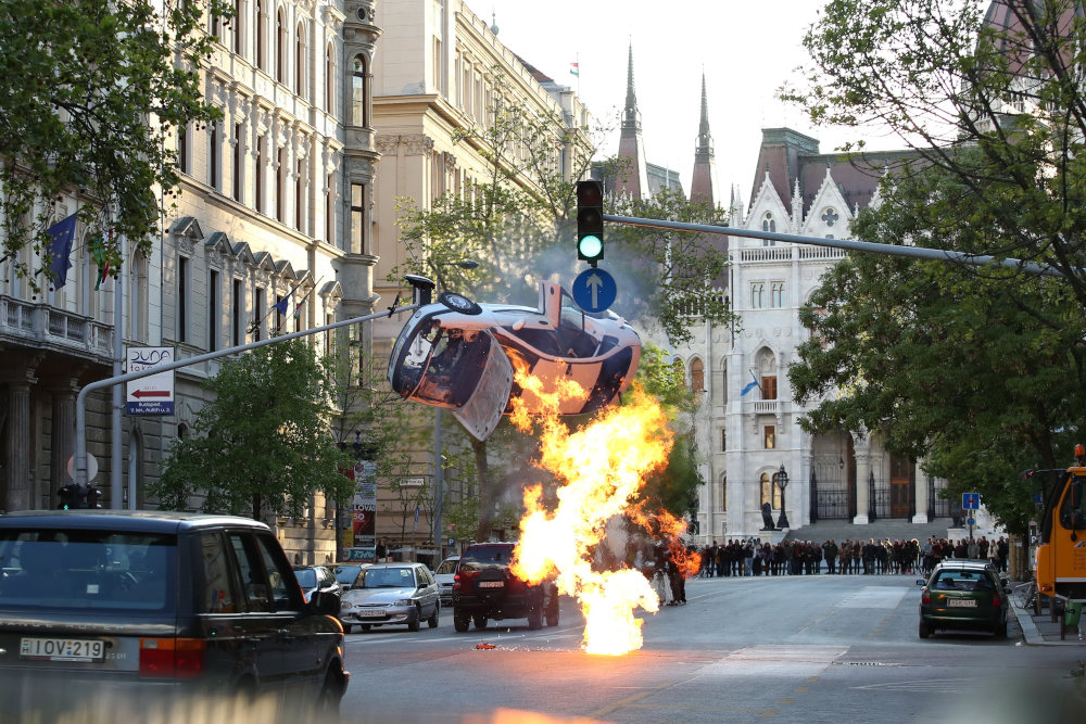 A „Golden Job” című hongkongi akciófilmet is Budapesten forgatták  Fotó: Szabó Adrienn