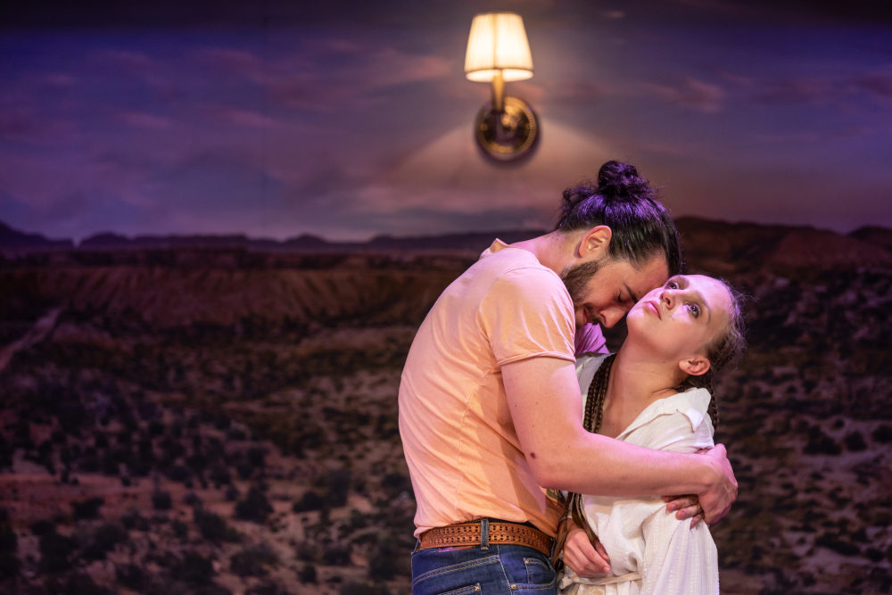 Jelenet a „Vad nyomozók” című előadásból  Fotó: Dömölky Dániel/Radnóti Színház