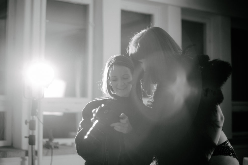 Komróczki Dia munka közben  Fotó: Sutus Fanni