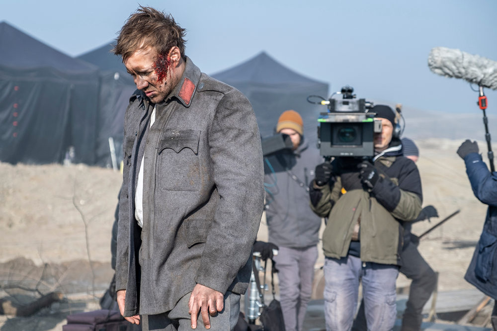 Werkfotó a „Post Mortem” című film forgatásáról. Fotó: Szvacsek Attila  Kép forrása: Szupermodern Filmstúdió