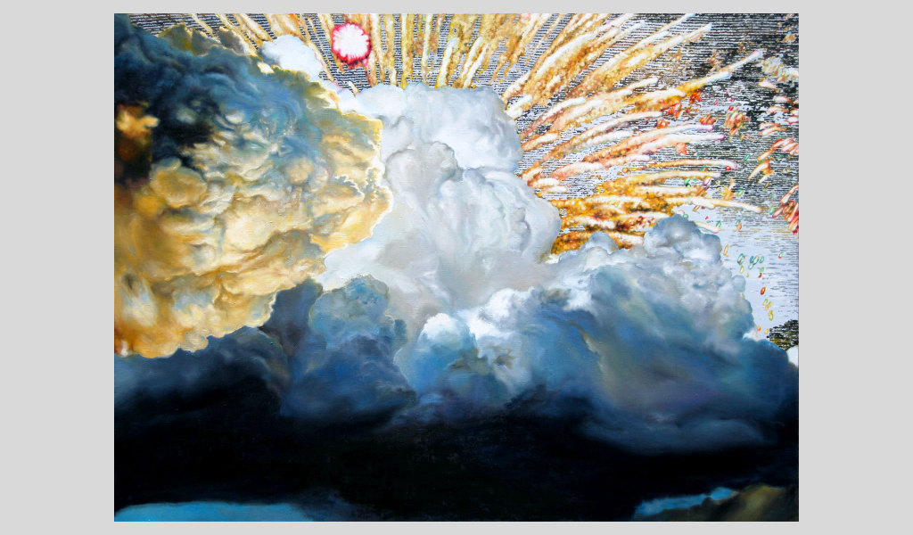 Artem Volokitin: Operating Manual 1.2 (2018; oil on canvas)