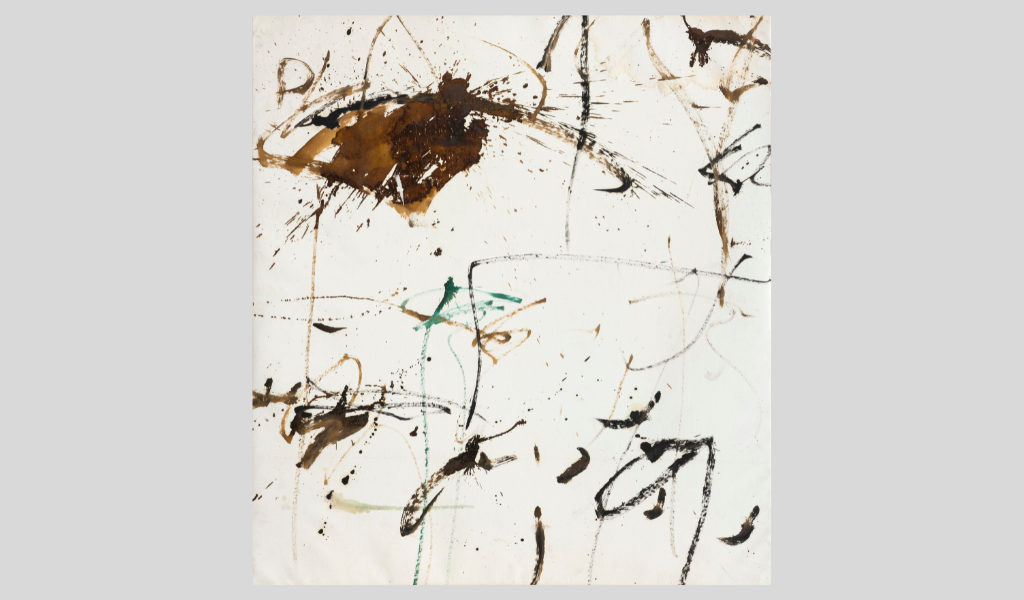 Đorde Ivačkovič: Painting 31 (1965; oil on paper mounted on canvas)