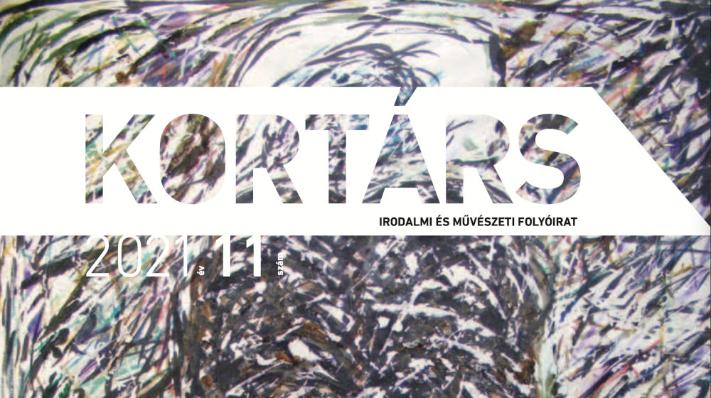 Részlet a Kortárs folyóirat 2021. novemberi számának borítójáról