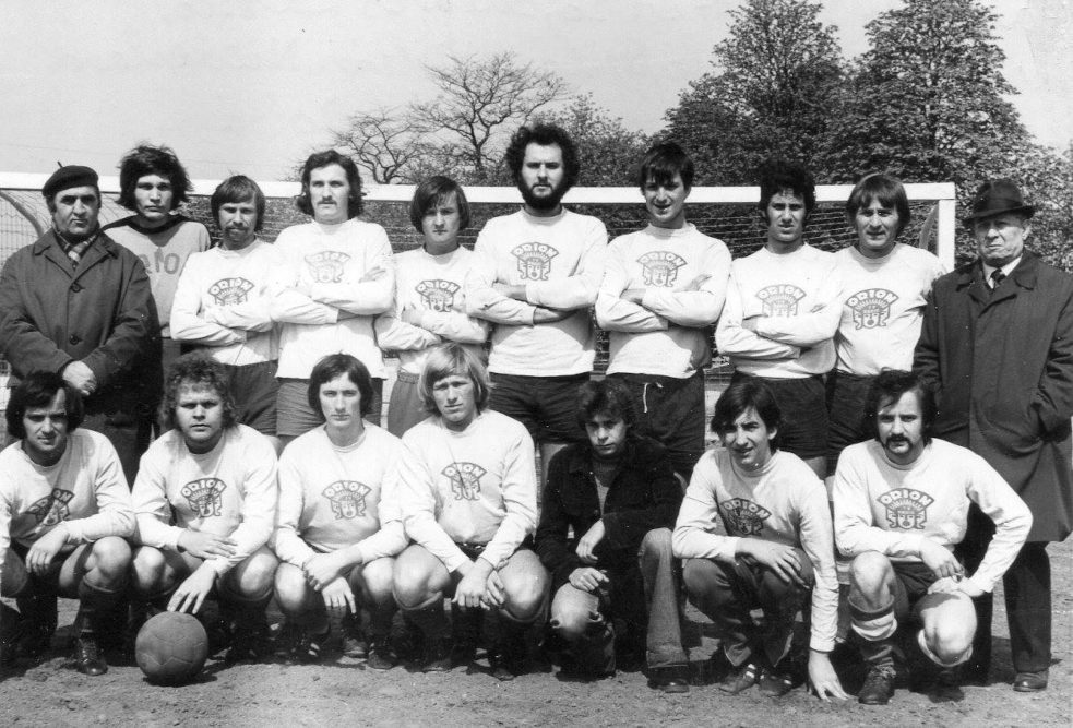 Az Orion nagypályás labdarúgó csapata 1977-ben  Forrás: Friesz-Kovács Kamilla archívuma