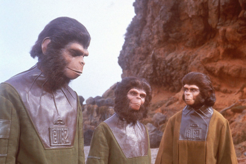 Jelenet „A majmok bolygója” című filmből