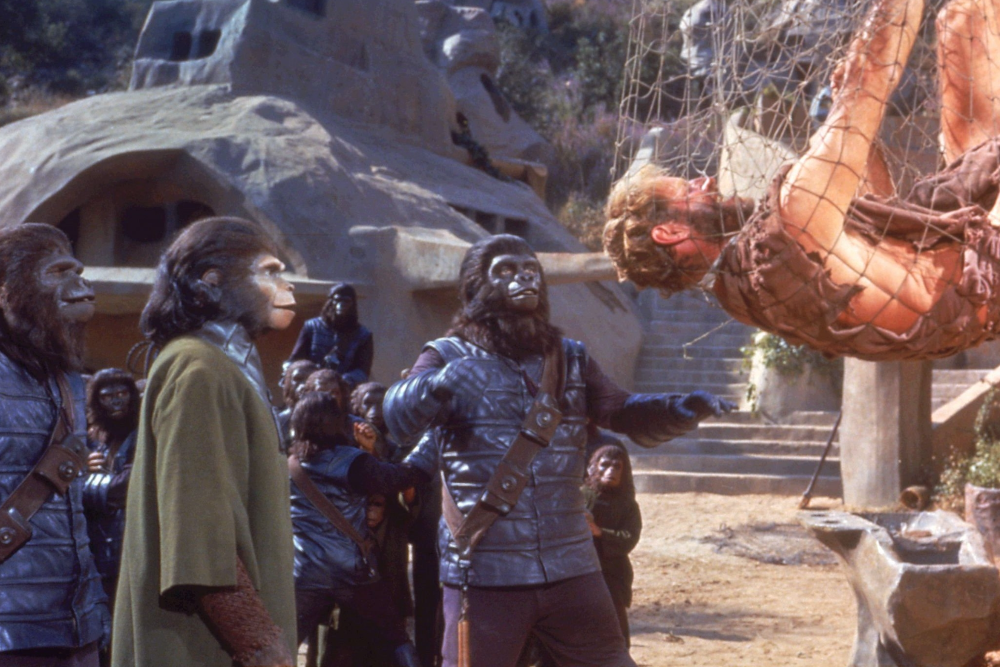 Jelenet „A majmok bolygója” című filmből