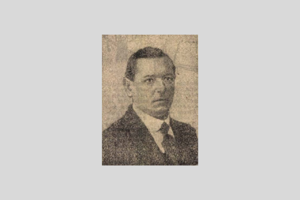 Portré Balla Jenőről, amelyet Az Est a halálhír okán közölt  Kép forrása: Az Est