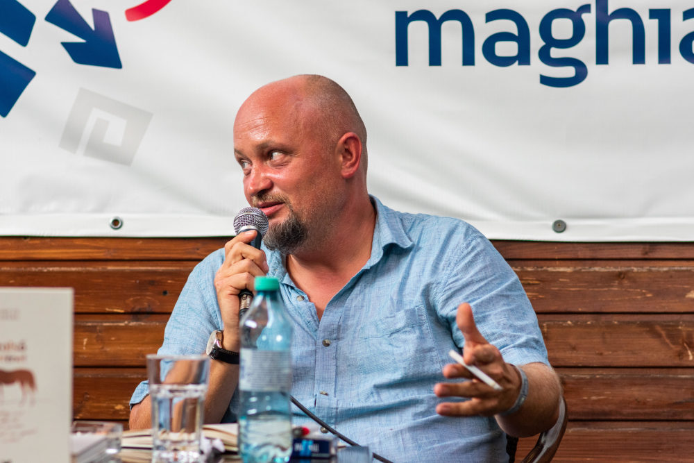 Vincze Ferenc „Az utolsó történet” című könyvének kolozsvári bemutatóján  Fotó: Mărcuțiu-Rácz Dóra