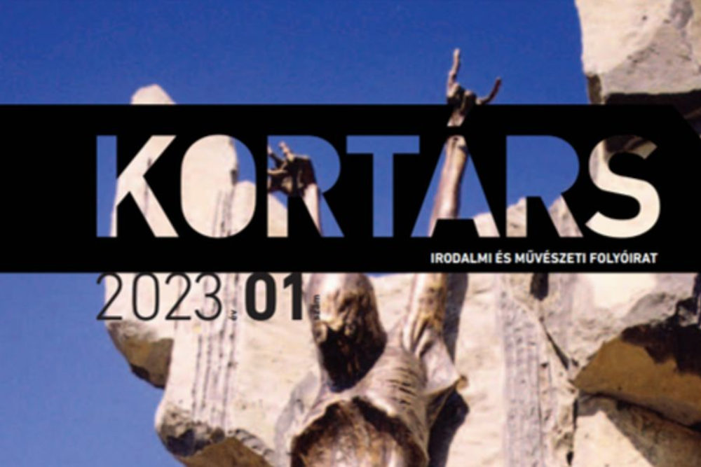 Részlet a Kortárs folyóirat 2023. januári számának borítójáról