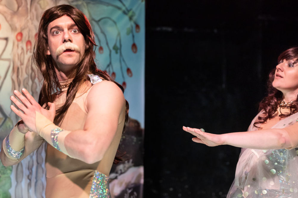 Jelenet a „Bűnbeesés: ‘22” című előadásból  Fotó: Dömölky Dániel