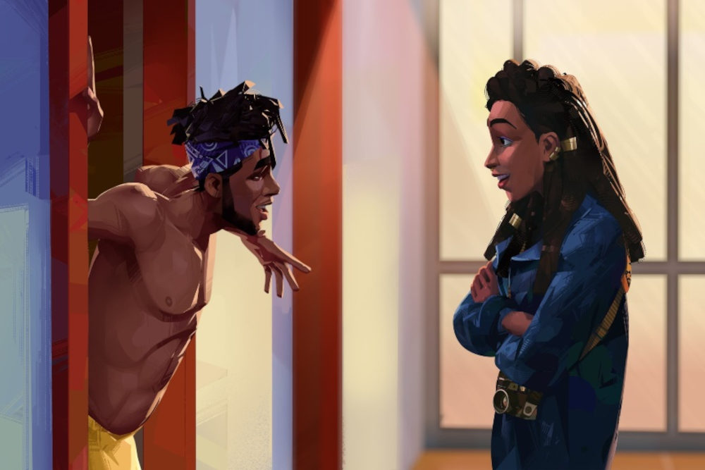 Jelenet az „Entergalactic” című filmből  Kép forrása: TMBD