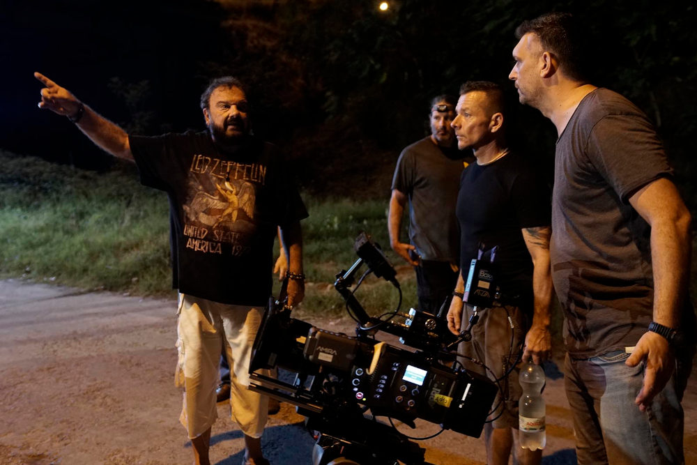 Hódi Jenő a „Hagyaték” című film forgatásán  Kép forrása: Budapest Film Academy