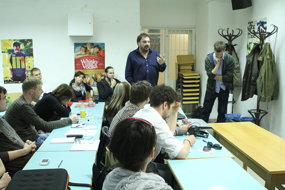 Hódi Jenő a Budapest Film Academy képzésén  Kép forrása: Budapest Film Academy
