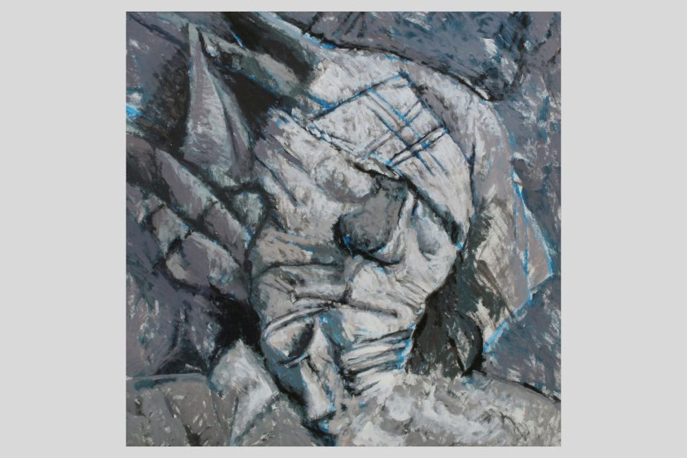 Németh Géza: „Stáció VII. (Stációk sorozat)” (2000)