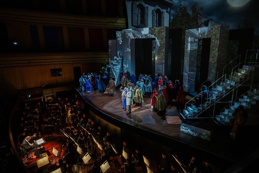 Jelenet a Nemzeti Filharmonikus Zenekar Manon Lescaut-előadásából  Fotó: MNF / Nagy Attila