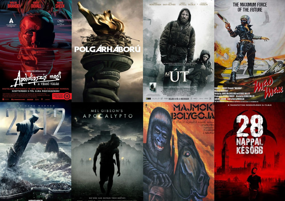 Posztapokaliptikus filmek plakátjai  A képek forrása: IMDb / Port.hu
