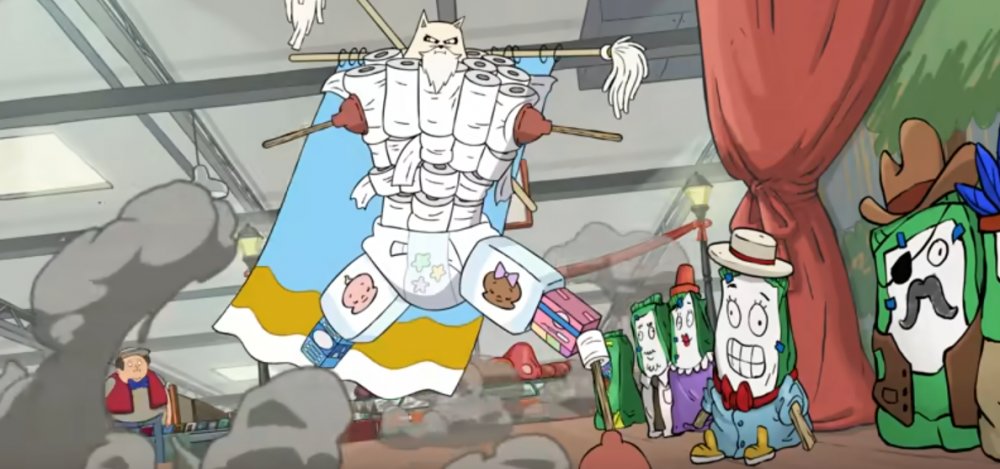 Jelenet a „Robbanó cicák” című sorozatból  Kép forrása