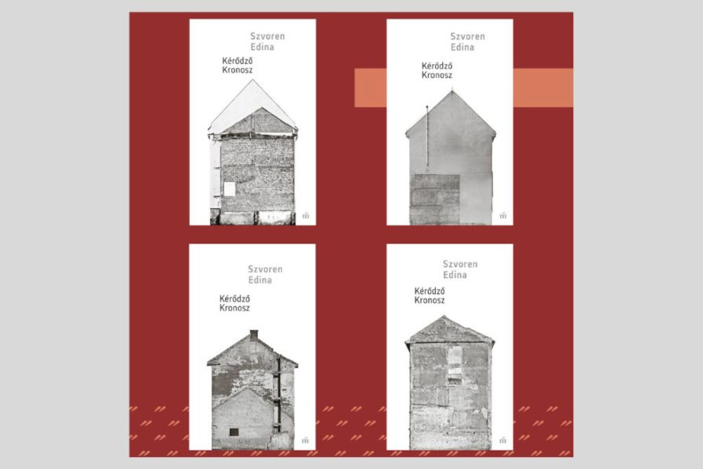 A „Kérődző Kronosz” négy borítója  Kép forrása: Magvető Kiadó Facebook-oldala