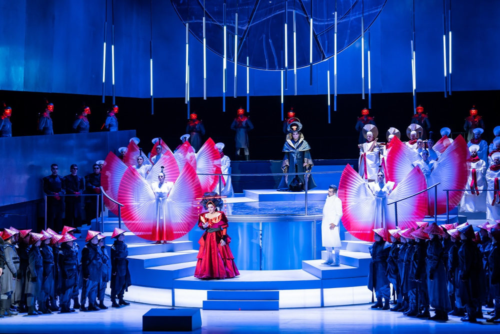 Jelenet a Magyar Állami Operaház „Turandot” című előadásából  Fotó: Berecz Valter / Magyar Állami Operaház