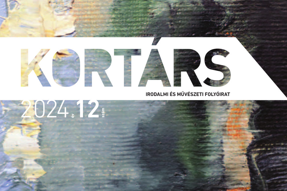 Részlet a Kortárs folyóirat 2024. decemberi számának borítójáról