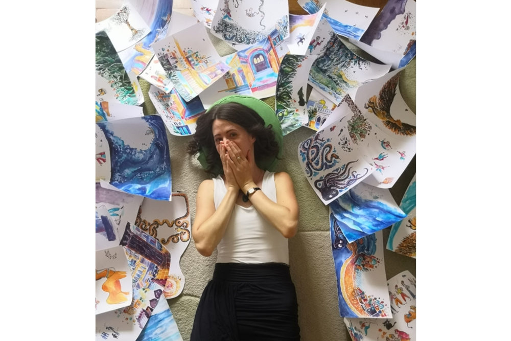 A kötet illusztrátora a „Szinbád” rajzai között Kép forrása