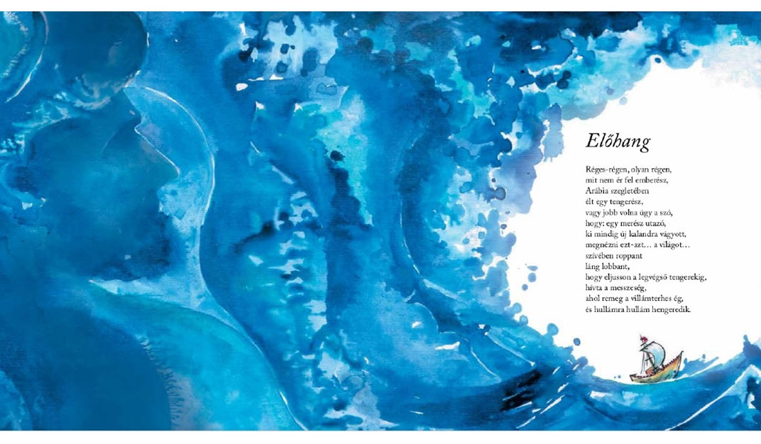 Részlet a „Szinbád” című kötetből Forrás: Pagony