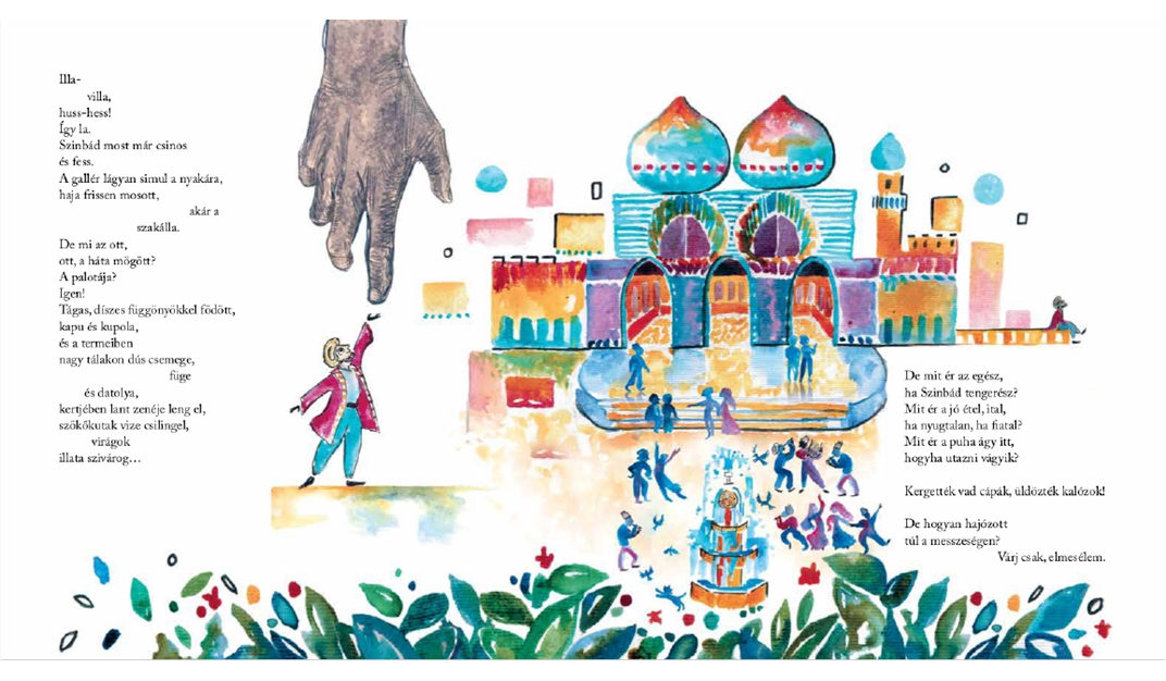 Részlet a „Szinbád” című kötetből Forrás: Pagony