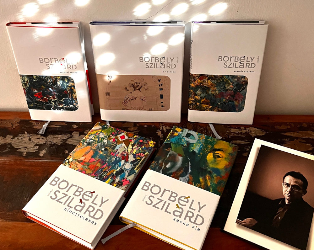 A Jelenkor Kiadó Borbély Szilárd-életműkiadás-sorozata  Kép forrása: a Jelenkor Facebook-oldala