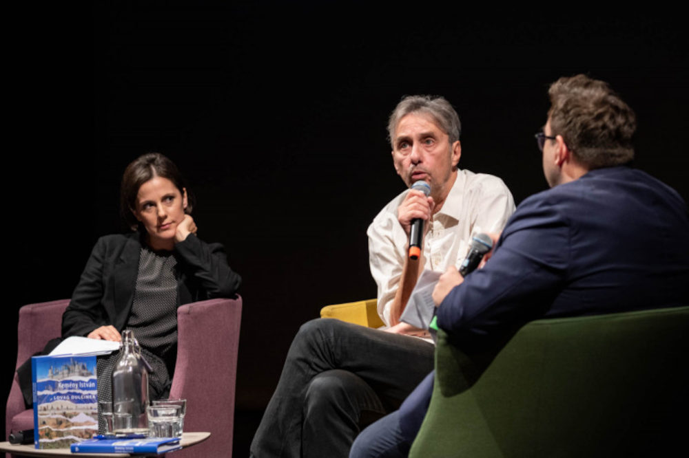 Kemény István a Margó Irodalmi Fesztiválon  Fotó: Kováts Zsófia | Margó Irodalmi Fesztivál