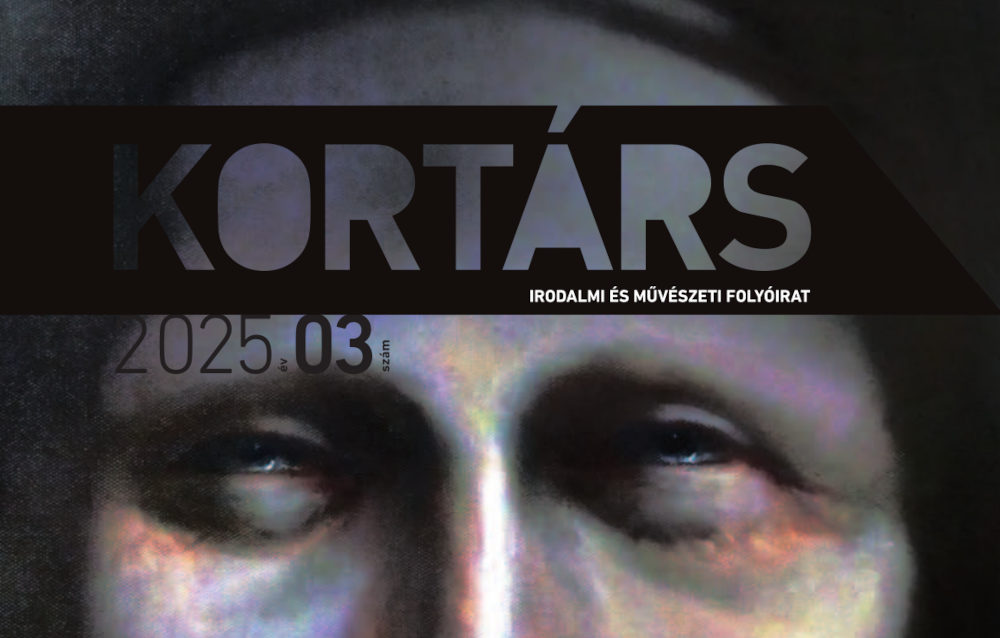 Részlet a Kortárs folyóirat 2025. márciusi számának borítójáról
