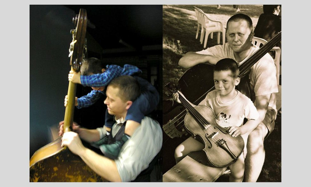 Lőrinc édesapjával, Mohácsy Alberttel  Kép forrása: családi archívum