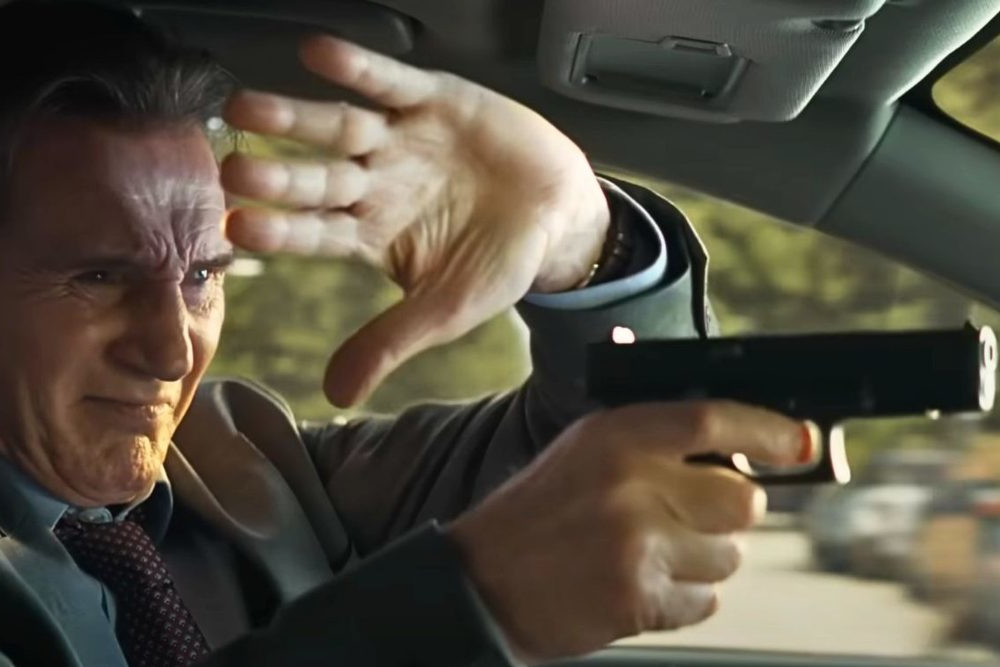 Jelenet a „Csupasz pisztoly” című filmből Kép forrása: UIP-Duna Film