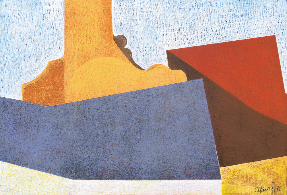 Aknay János: „Szentendre” (1976)