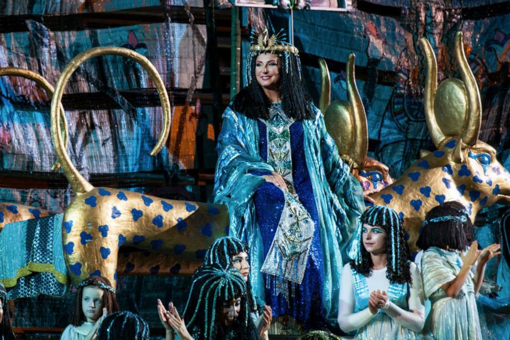 Komlósi Ildikó az „Aida” című előadásban Kép forrása: Arena di Verona