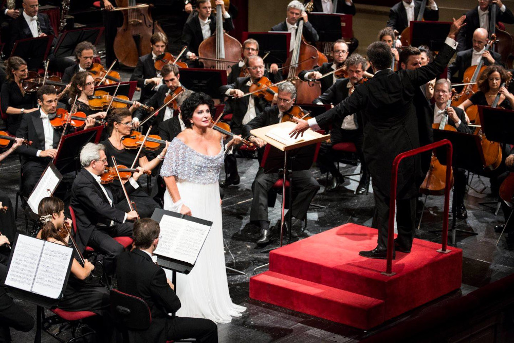 Komlósi Ildikó a „A kékszakállú herceg” című előadásban Kép forrása: Teatro alla Scala