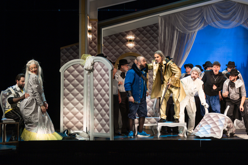 Jelenet a Szegedi Nemzeti Színház „Falstaff” című előadásából  Fotó: Tari Róbert / Szegedi Nemzeti Színház