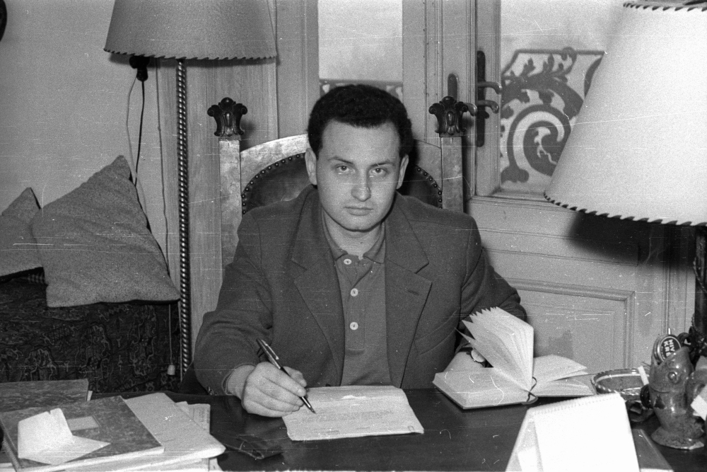 Orbán Ottó 1963-ban  Kép forrása: Fortepan / Hunyady József