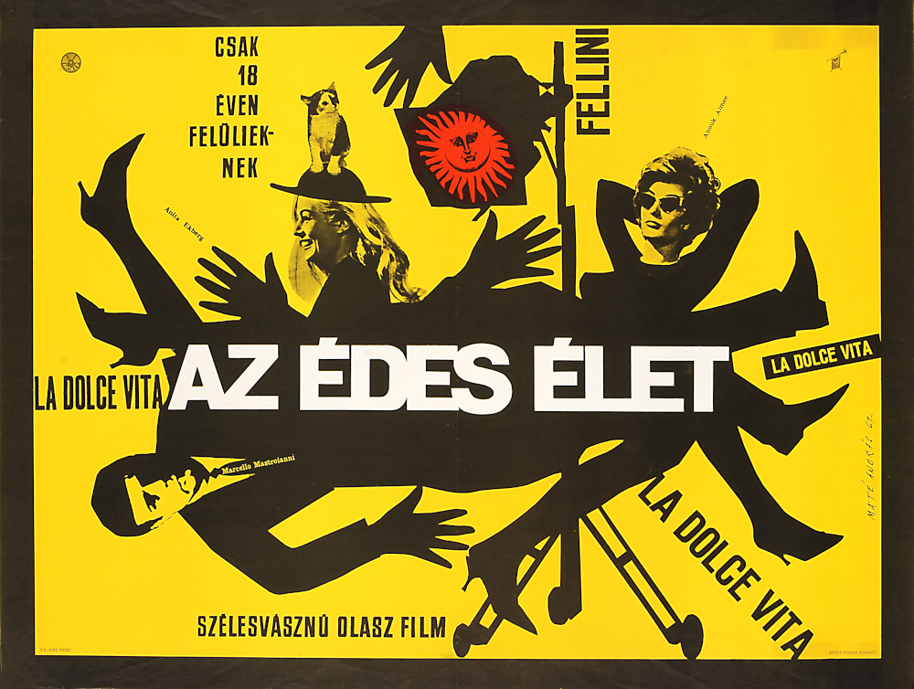 Máté András: „Az édes élet” (1962)  Kép forrása: Magyar Nemzeti Galéria